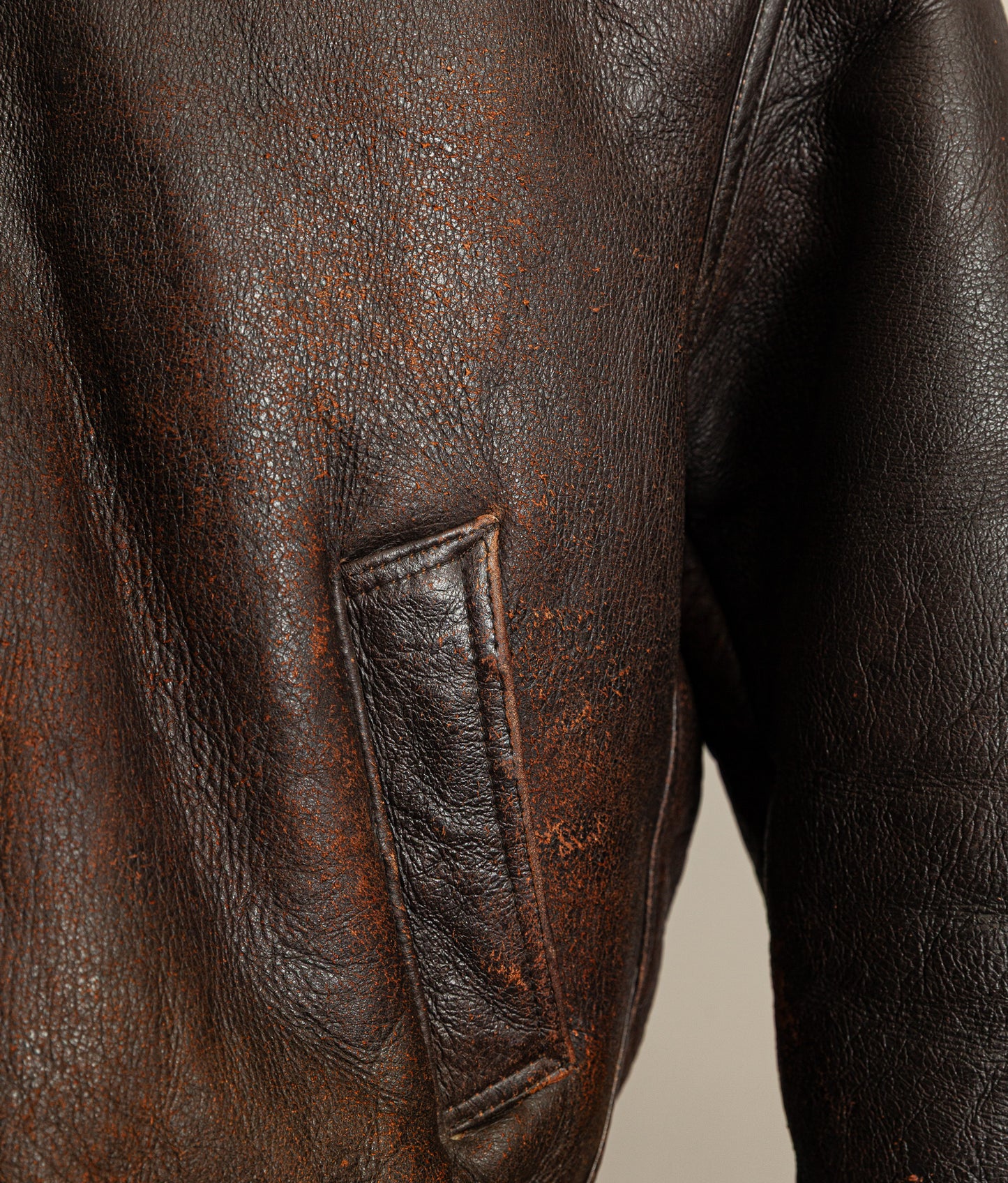 Vintage USAF G-8 Sheepskin Shearling Flying Jacket Brown (50 Regular / XXXL)