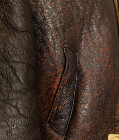 Vintage USAF G-8 Sheepskin Shearling Flying Jacket Brown (50 Regular / XXXL)