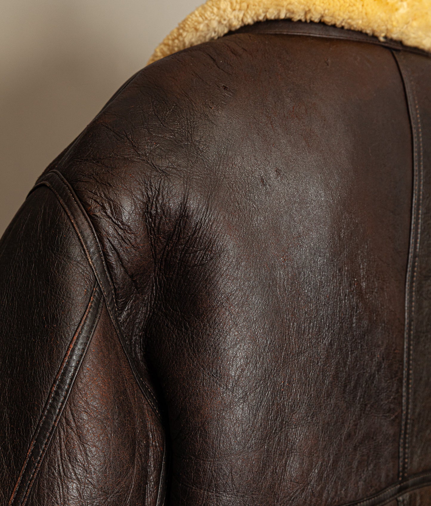 Vintage USAF G-8 Sheepskin Shearling Flying Jacket Brown (50 Regular / XXXL)