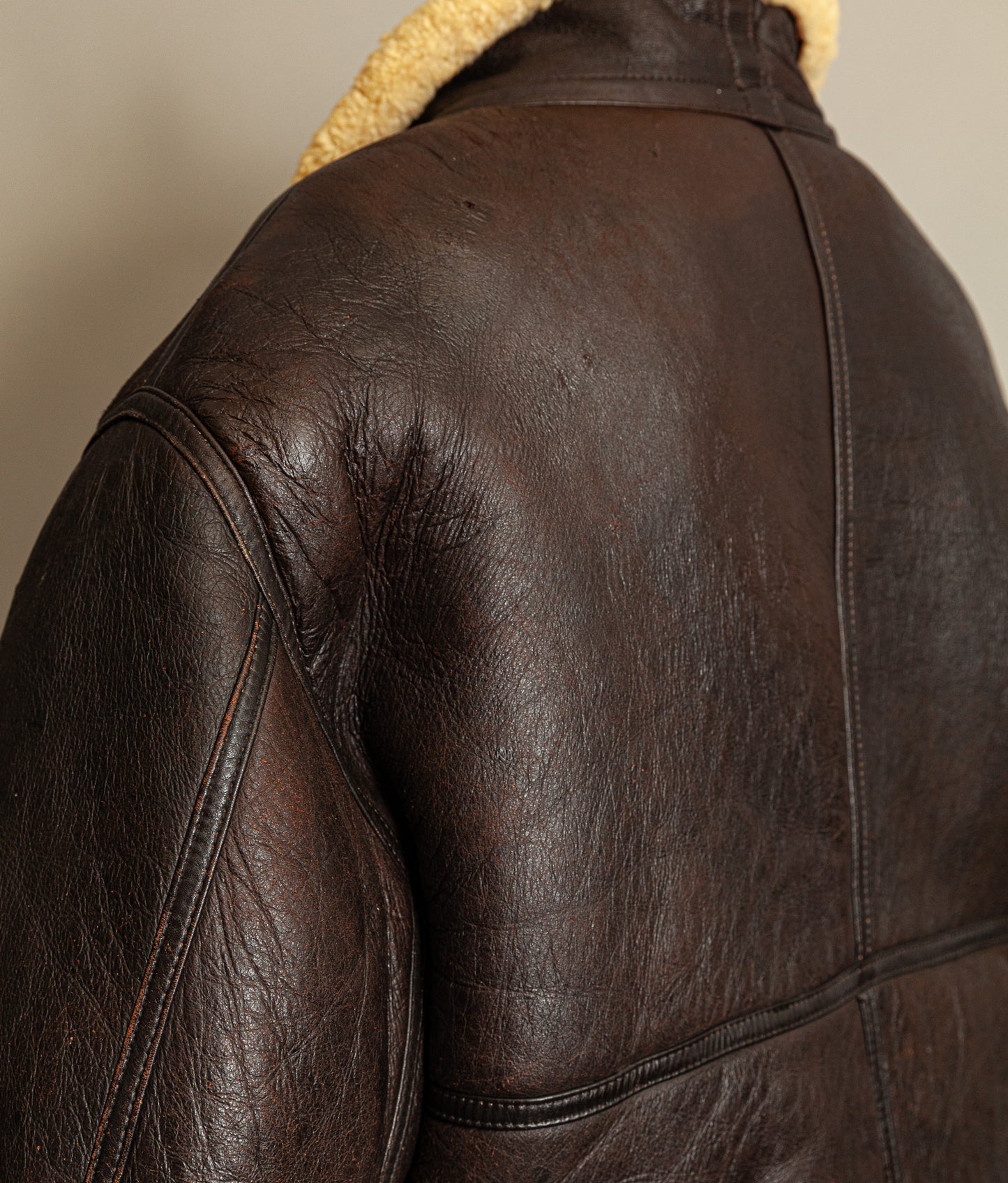 Vintage USAF G-8 Sheepskin Shearling Flying Jacket Brown (50 Regular / XXXL)