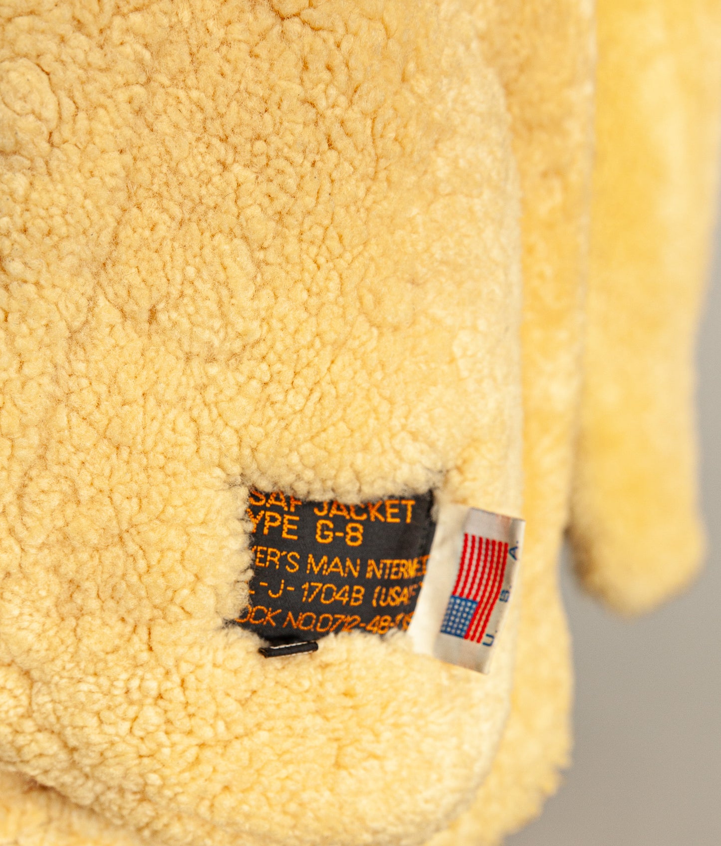 Vintage USAF G-8 Sheepskin Shearling Flying Jacket Brown (50 Regular / XXXL)