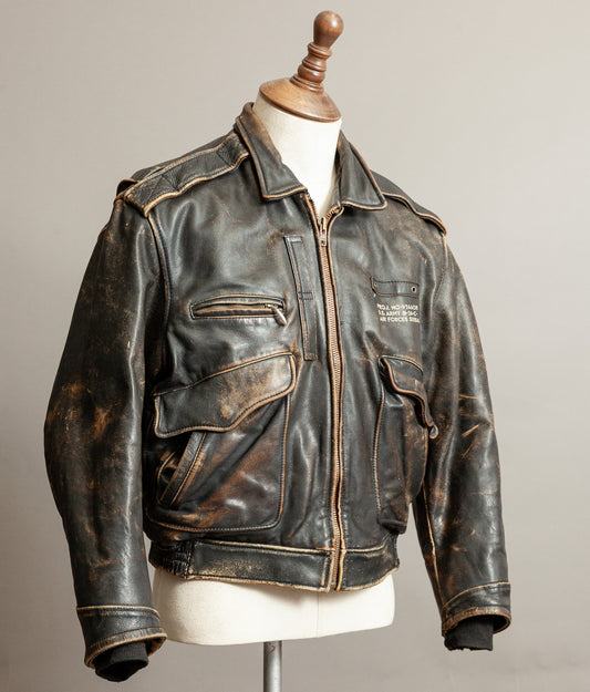 Vintage 1980s Lee Trevor USAAF B-26 Flight Jacket, Made in France