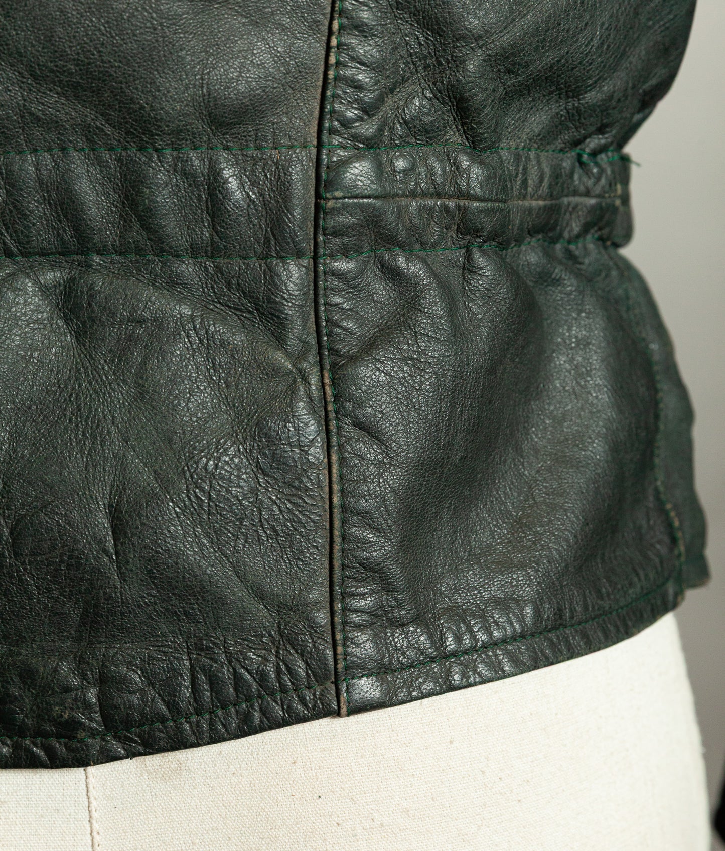 Vintage 1950s RAKA German Motorcycle Jacket Cowhide, RUHR Zips