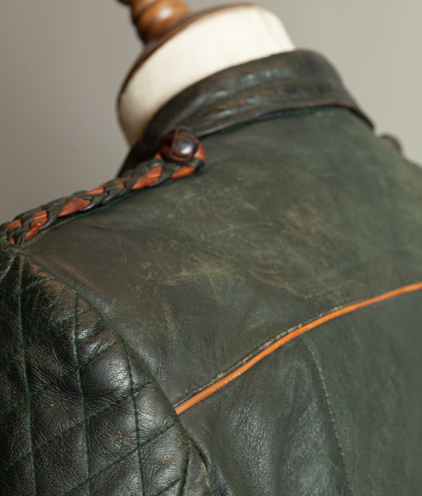 Vintage 1950s RAKA German Motorcycle Jacket Cowhide, RUHR Zips
