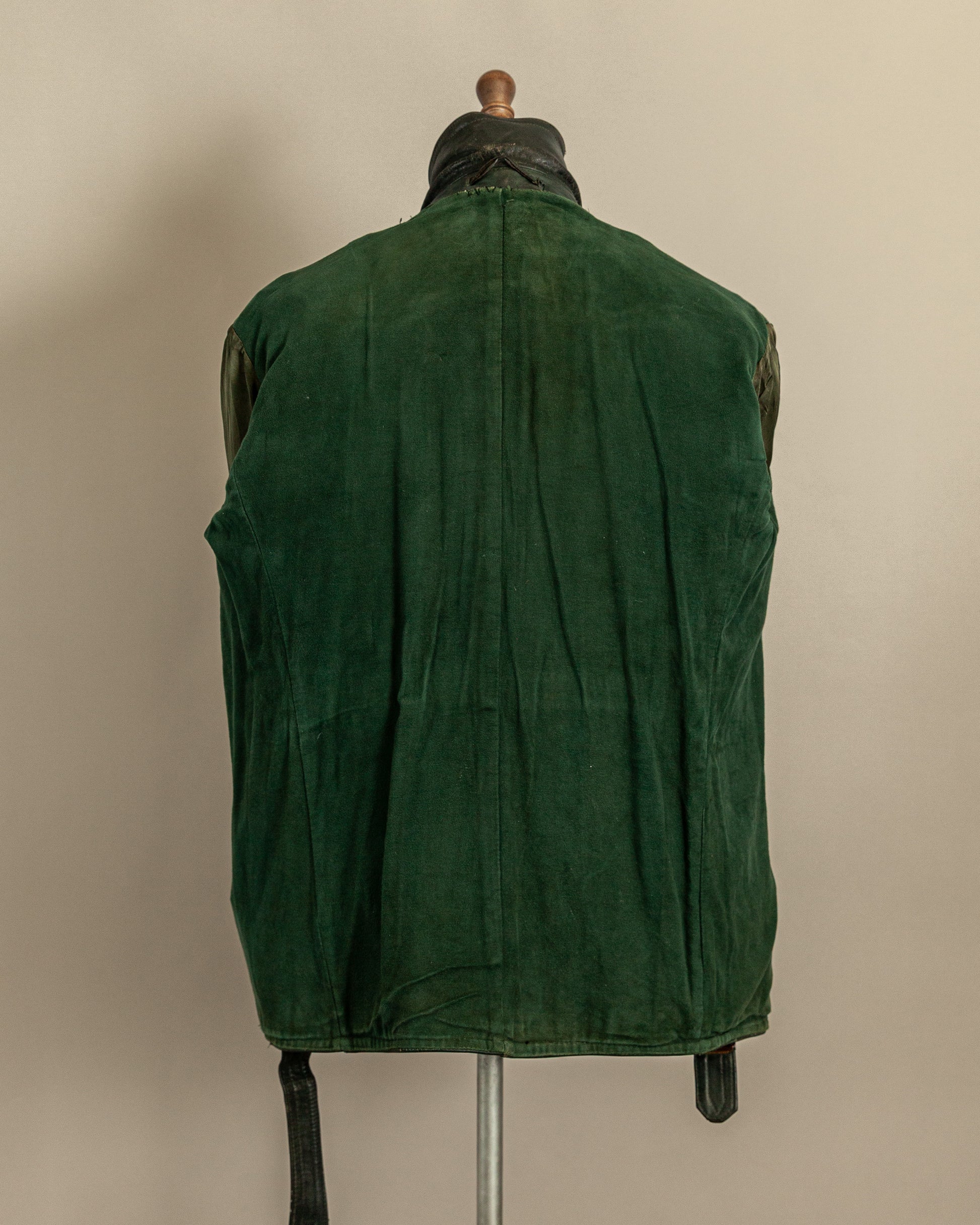 Vintage 1940s German Haelson Leather Motorcycle Dispatch Rider Jacket