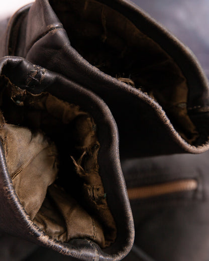 Vintage 1940s German Haelson Leather Motorcycle Dispatch Rider Jacket