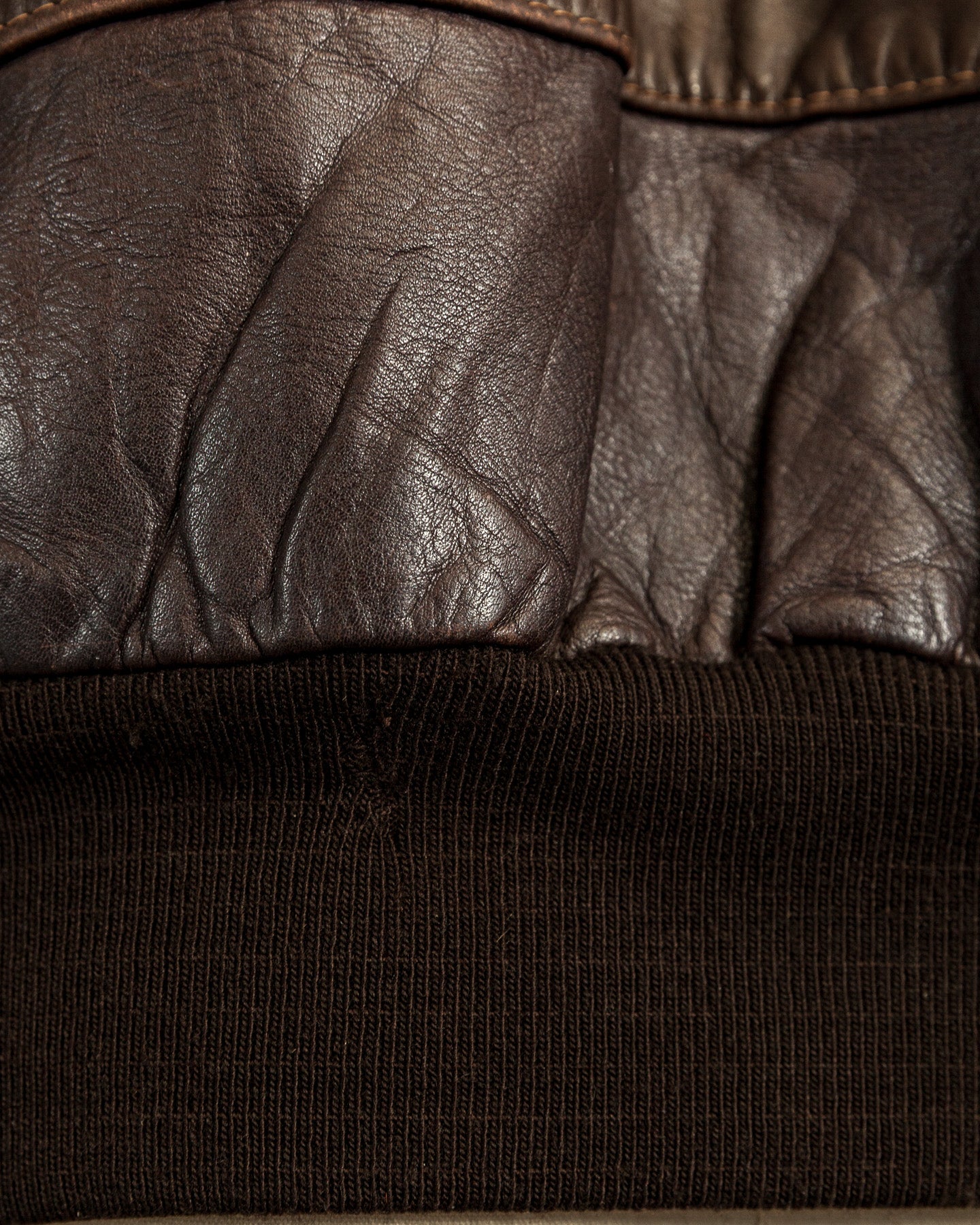 Vintage 1980s Schott Naked Cowhide Leather A2 Flying Jacket