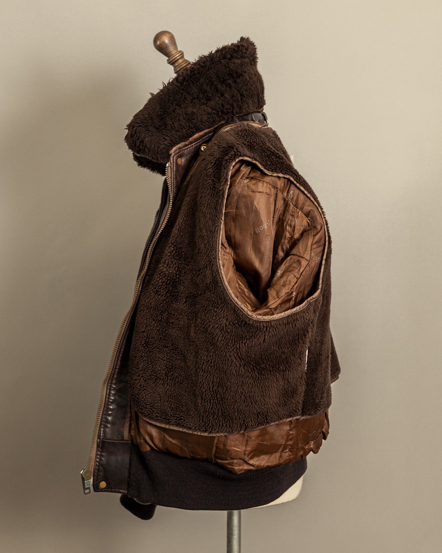 Vintage 1980s Schott Naked Cowhide Leather A2 Flying Jacket