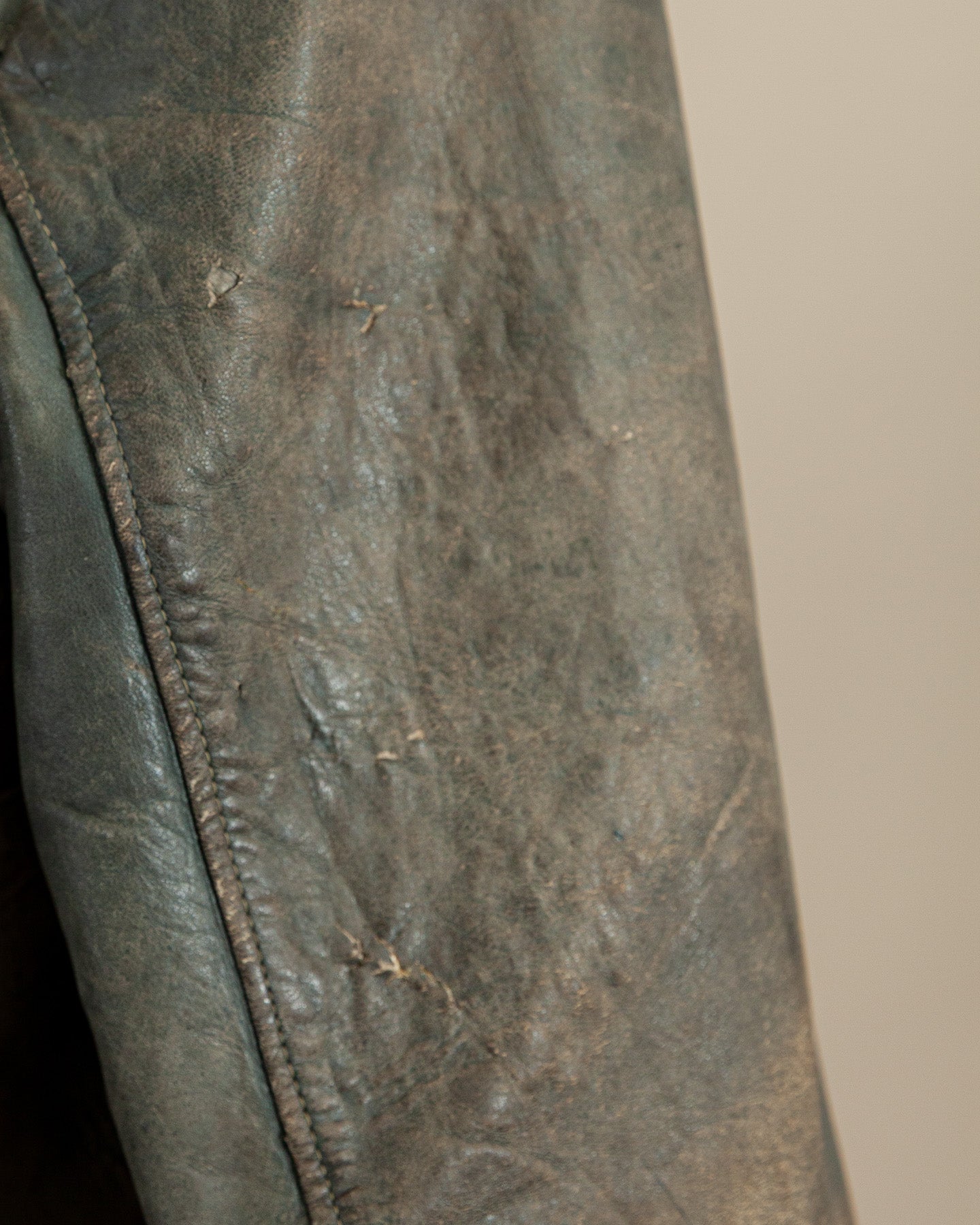 Vintage WWII German Kriegsmarine Leather U-Boat Jacket
