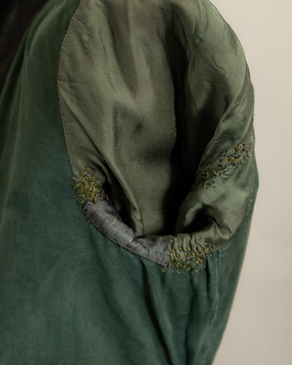 Vintage 1940s German Leather Motorcycle Dispatch Rider Jacket