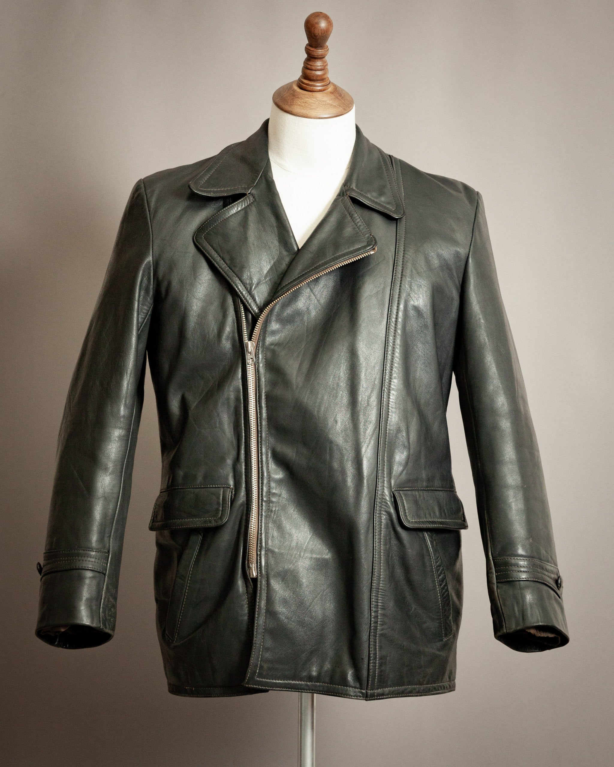 WWII German Dispatch Rider Jacket | Vintage Horsehide Leather – Revive ...