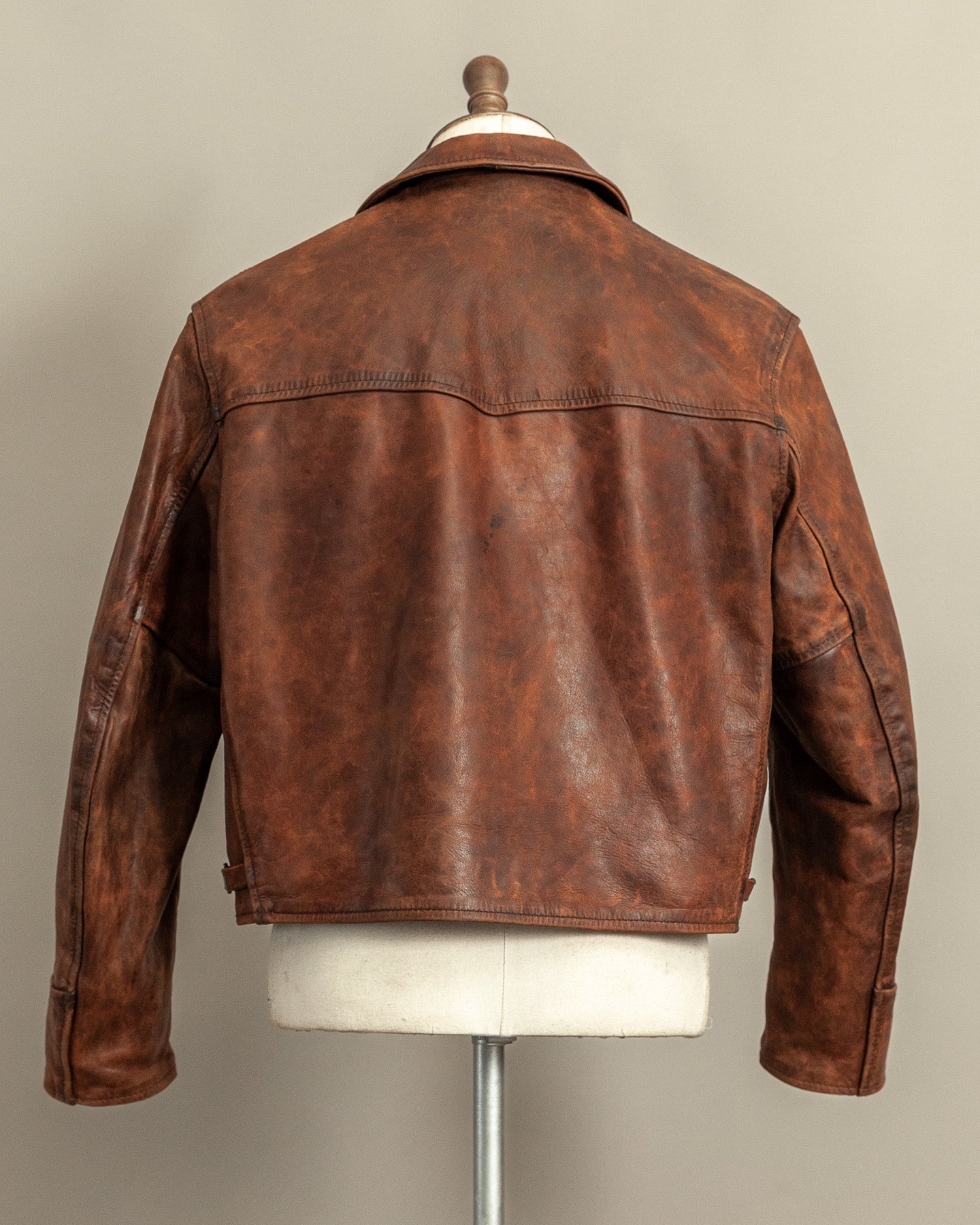 Vintage Aero Leather Montgomery Horsehide Leather Jacket