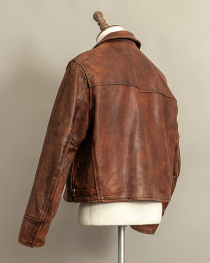 Vintage Aero Leather Montgomery Horsehide Leather Jacket