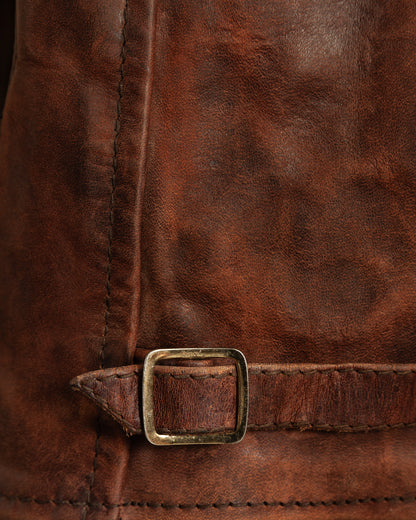 Vintage Aero Leather Montgomery Horsehide Leather Jacket
