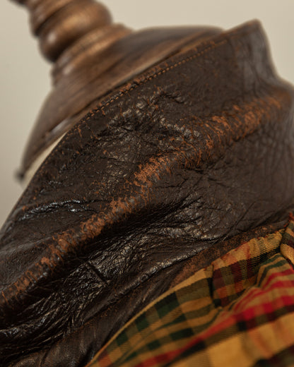 Vintage Late 1920s–1930s Interwar Horsehide Leather Motorcycle Jacket | Aero Zips