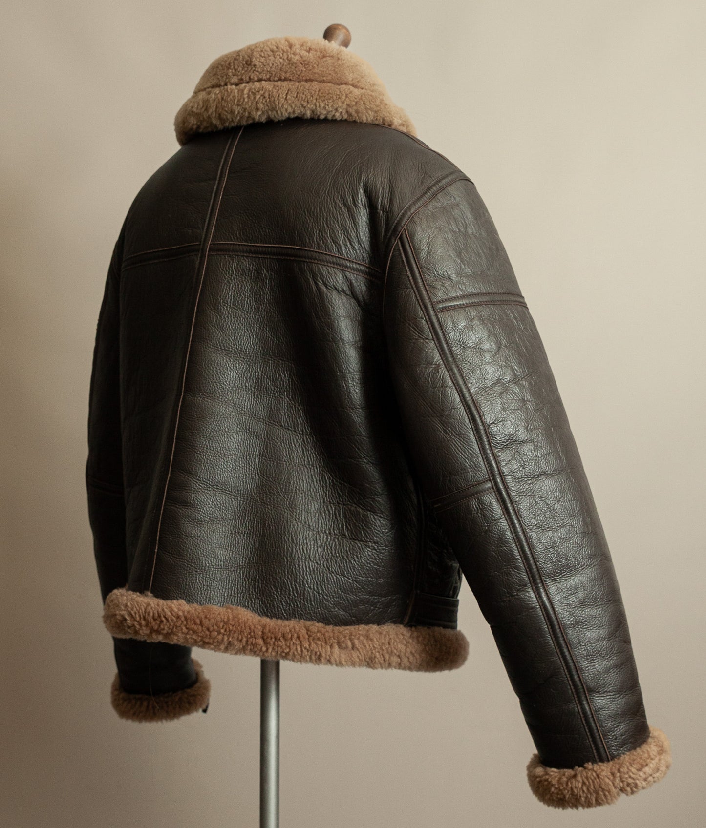 Vintage RAF Irvin Sheepskin Flying Jacket, Made in England, Late 1980s