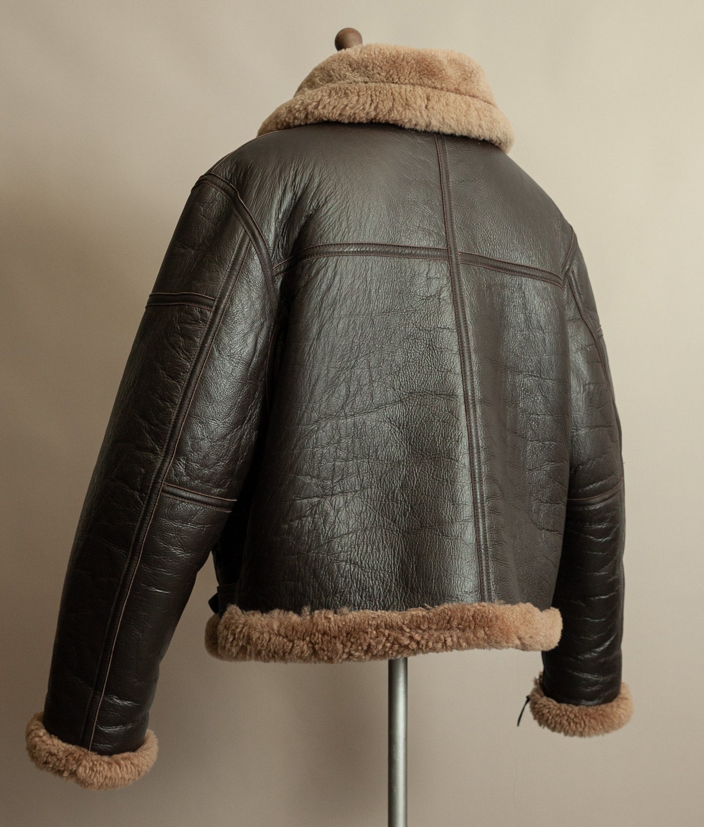 Vintage RAF Irvin Sheepskin Flying Jacket, Made in England, Late 1980s