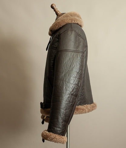 Vintage RAF Irvin Sheepskin Flying Jacket, Made in England, Late 1980s