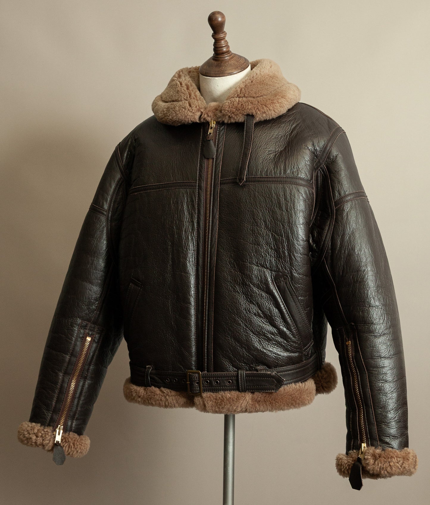 Vintage RAF Irvin Sheepskin Flying Jacket, Made in England, Late 1980s