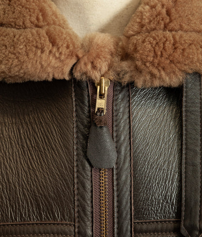 Vintage RAF Irvin Sheepskin Flying Jacket, Made in England, Late 1980s