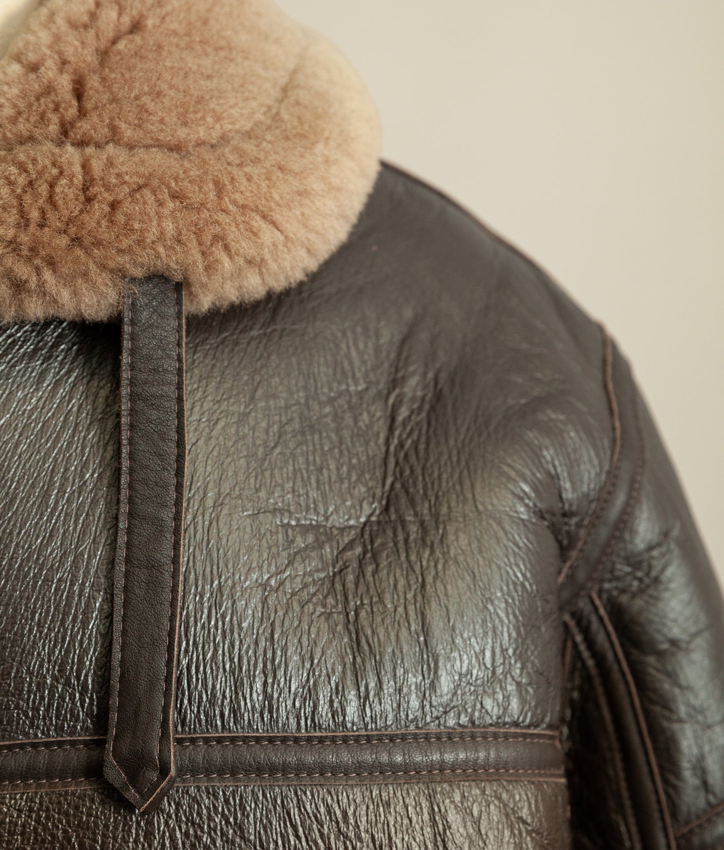 Vintage RAF Irvin Sheepskin Flying Jacket, Made in England, Late 1980s