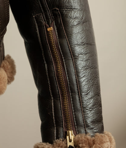 Vintage RAF Irvin Sheepskin Flying Jacket, Made in England, Late 1980s