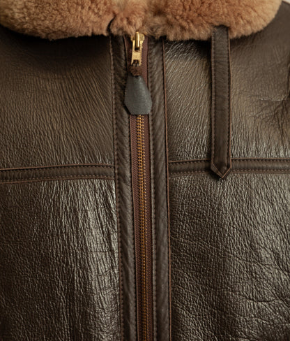 Vintage RAF Irvin Sheepskin Flying Jacket, Made in England, Late 1980s