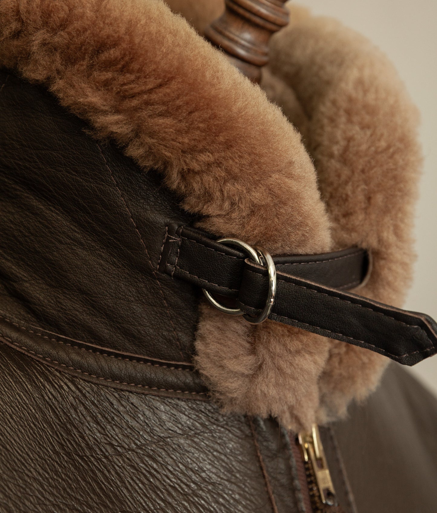 Vintage RAF Irvin Sheepskin Flying Jacket, Made in England, Late 1980s