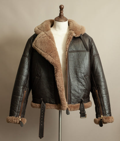 Vintage RAF Irvin Sheepskin Flying Jacket, Made in England, Late 1980s