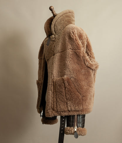 Vintage RAF Irvin Sheepskin Flying Jacket, Made in England, Late 1980s