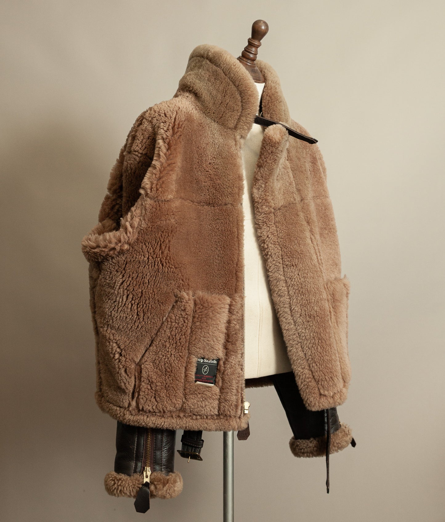 Vintage RAF Irvin Sheepskin Flying Jacket, Made in England, Late 1980s