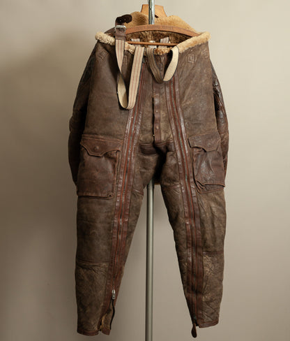 Vintage RAF Irvin Electrically Wired Flying Jacket and Trousers, RAE Pattern (c.1939)