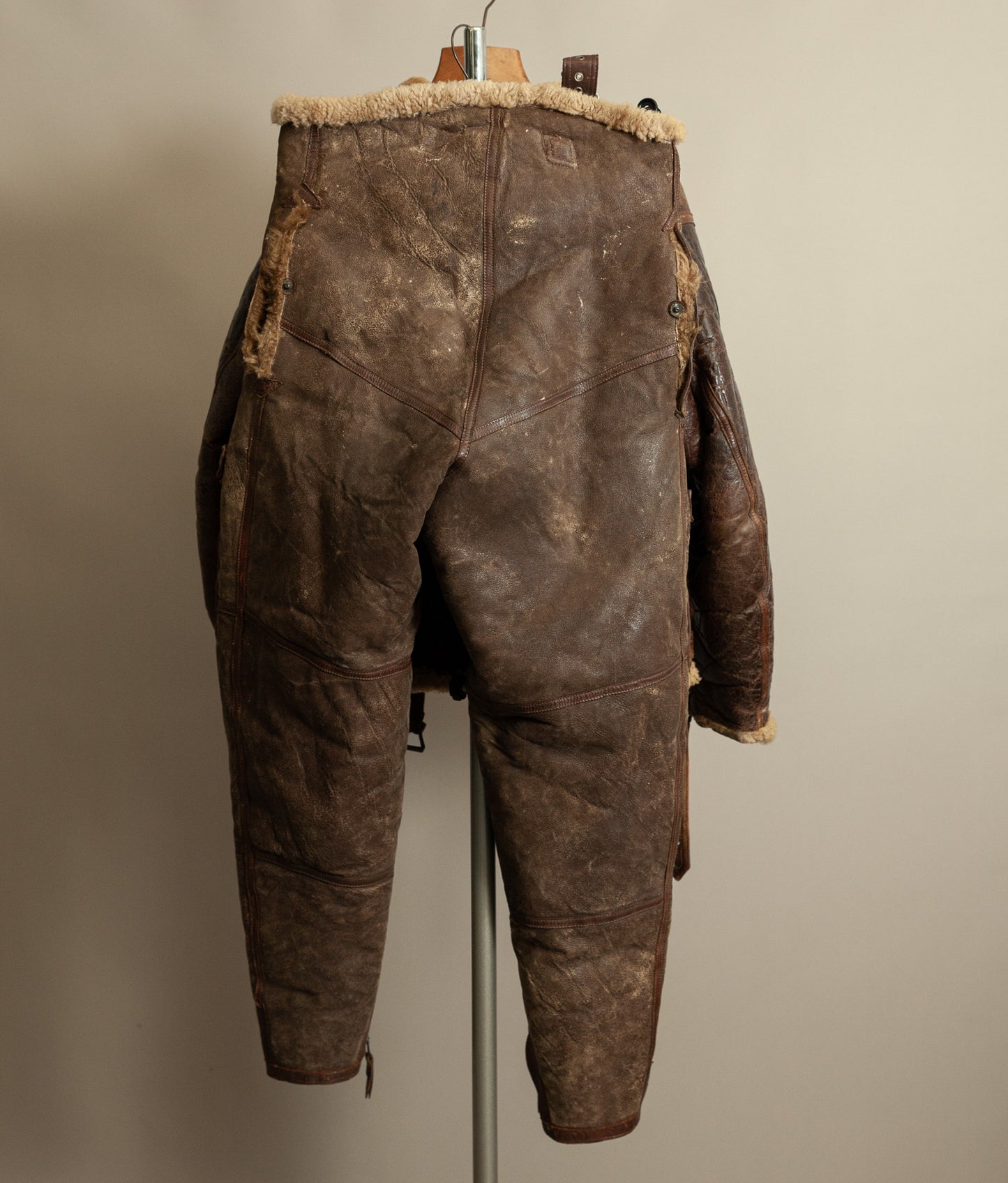 Vintage RAF Irvin Electrically Wired Flying Jacket and Trousers, RAE Pattern (c.1939)