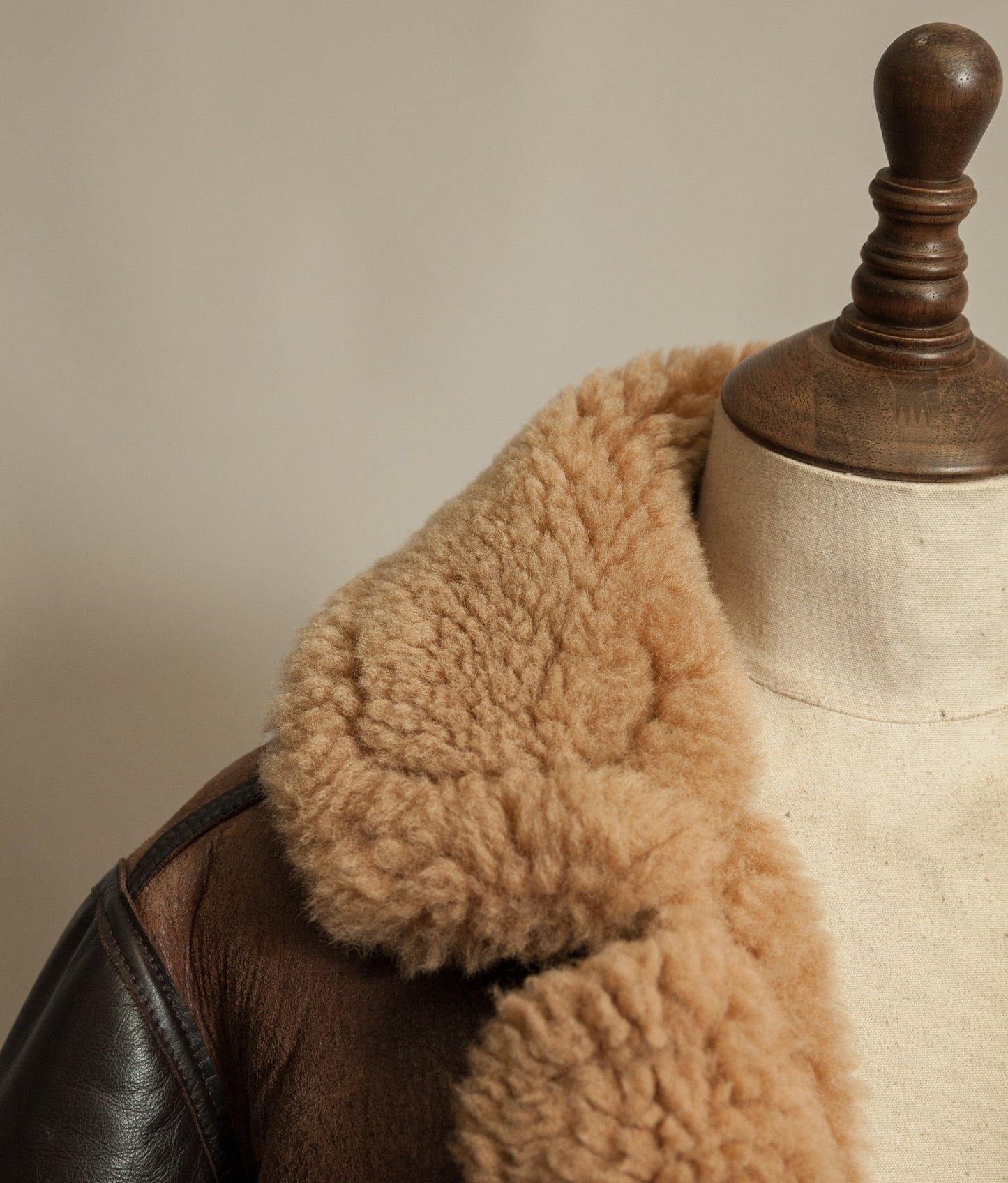 Vintage Cirrus B-3 Sheepskin Shearling Flying Jacket, England, 1980s