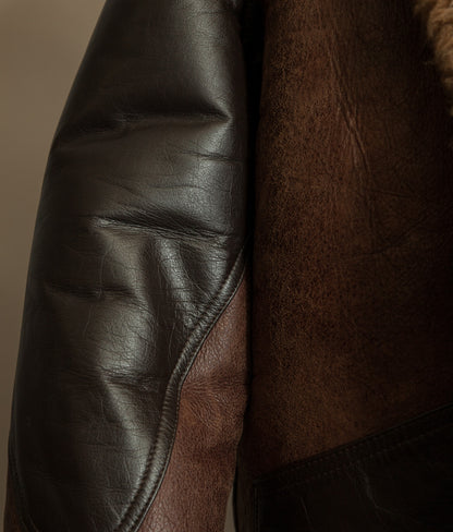 Vintage Cirrus B-3 Sheepskin Shearling Flying Jacket, England, 1980s