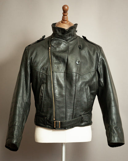 1940s Örebro Swedish Goatskin Motorcycle Jacket - Small (38-40)