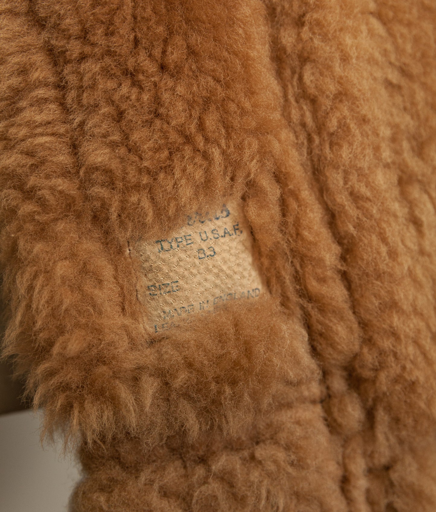 Vintage Cirrus B-3 Sheepskin Shearling Flying Jacket, England, 1980s