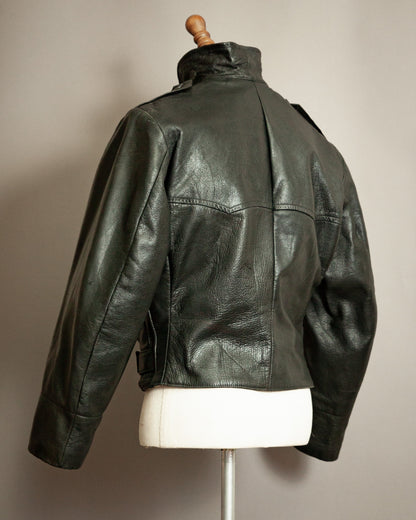 1940s Örebro Swedish Goatskin Motorcycle Jacket - Small (38-40)