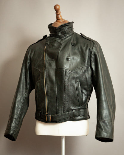 1940s Örebro Swedish Goatskin Motorcycle Jacket - Small (38-40)