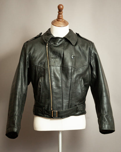 1940s Örebro Swedish Goatskin Motorcycle Jacket - Small (38-40)