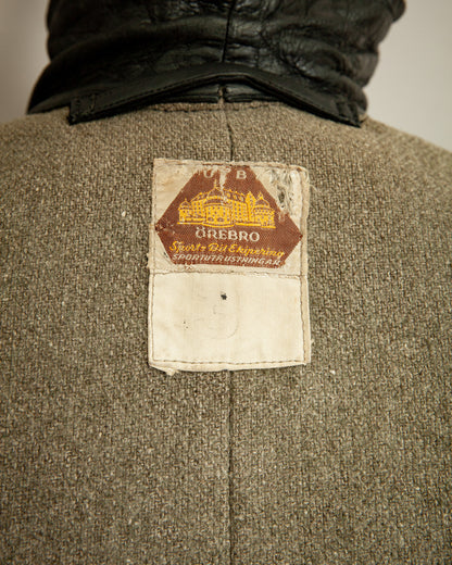 1940s Örebro Swedish Goatskin Motorcycle Jacket - Small (38-40)
