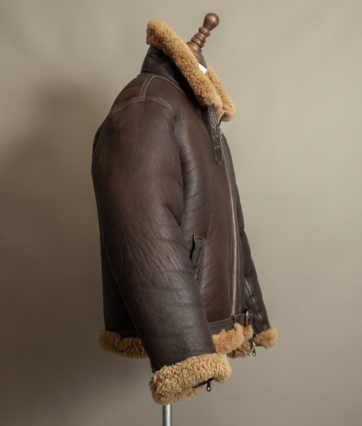 Vintage RAF Irvin Sheepskin Shearling Flying Jacket - Made in England