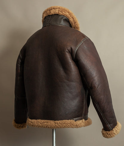 Vintage RAF Irvin Sheepskin Shearling Flying Jacket - Made in England