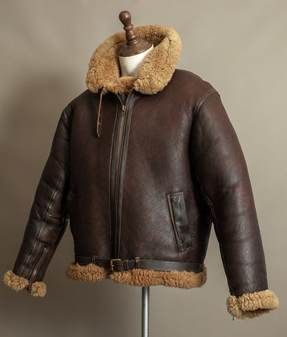 Vintage RAF Irvin Sheepskin Shearling Flying Jacket - Made in England