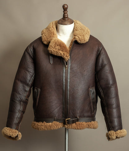 Vintage RAF Irvin Sheepskin Shearling Flying Jacket - Made in England