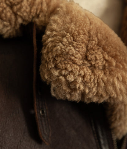 Vintage RAF Irvin Sheepskin Shearling Flying Jacket - Made in England