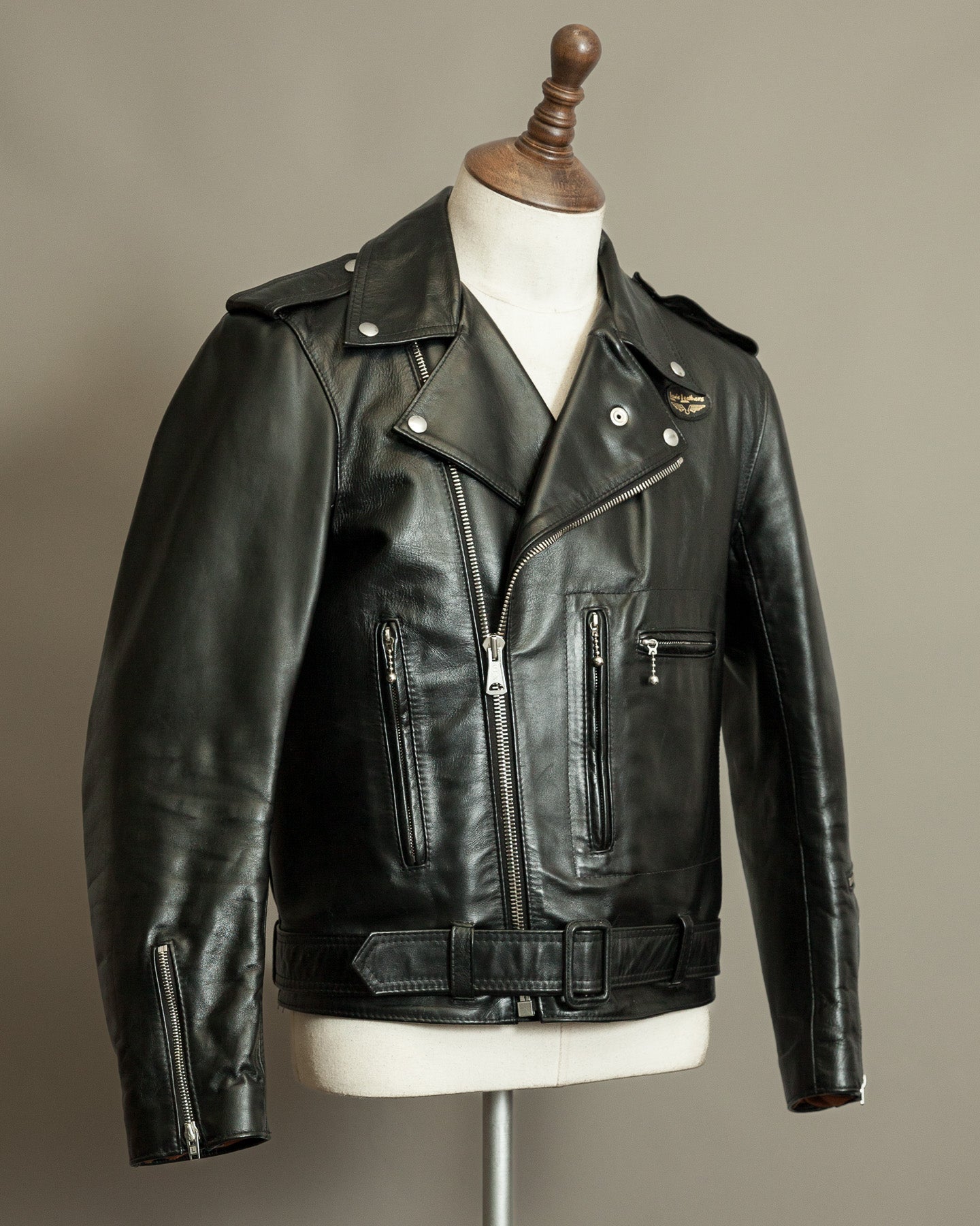 Lewis Leathers Aviakit Bronx Horsehide Motorcycle Jacket Model 384
