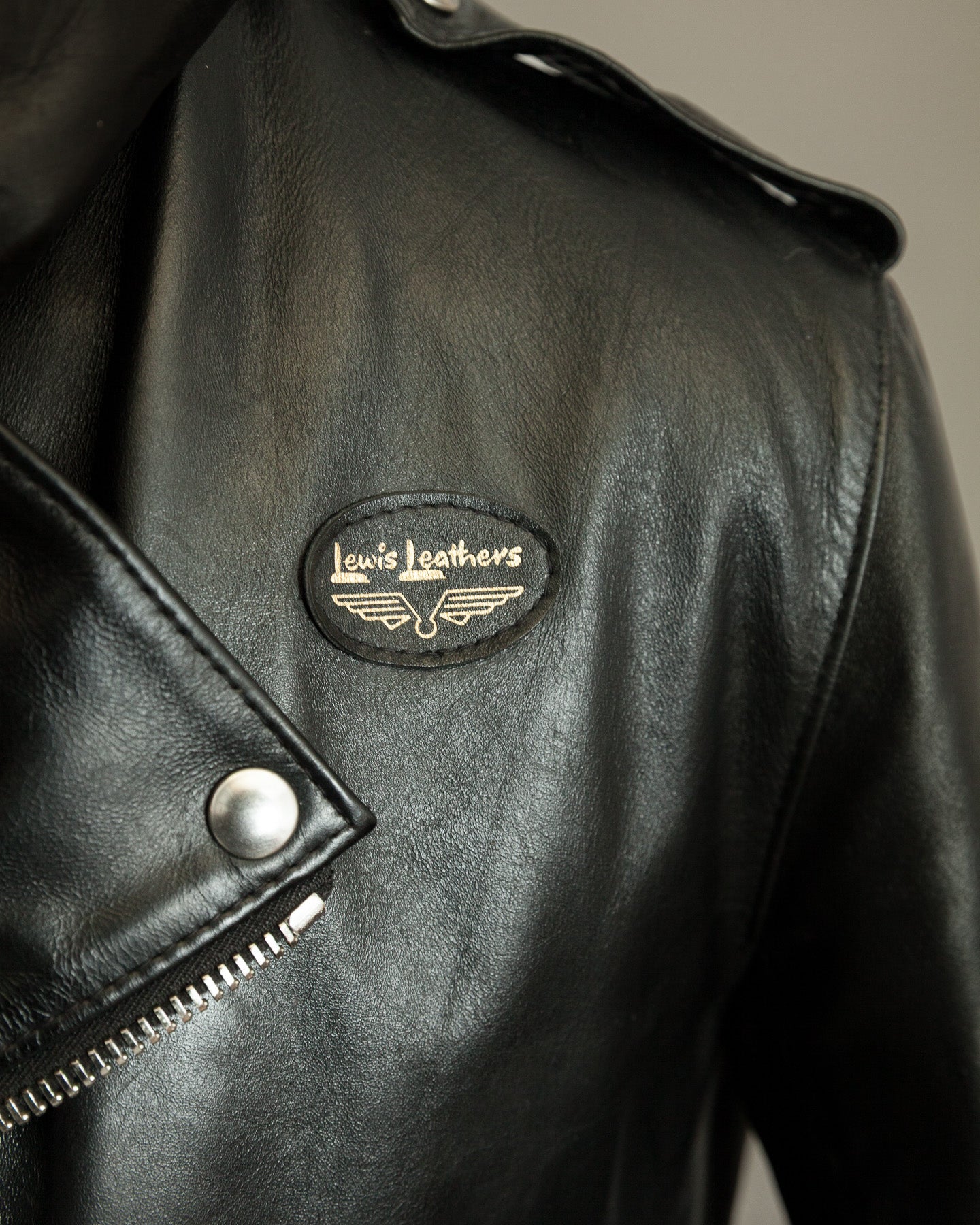 Lewis Leathers Aviakit Bronx Horsehide Motorcycle Jacket Model 384