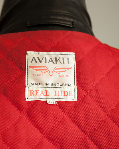 Lewis Leathers Aviakit Bronx Horsehide Motorcycle Jacket Model 384