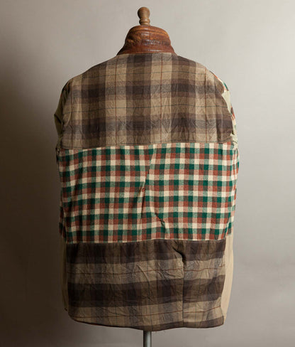 Vintage 1940s–50s French Grillon Cognac Sheepskin Workwear Jacket